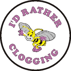 BT-19 "Rather be Clogging" Button