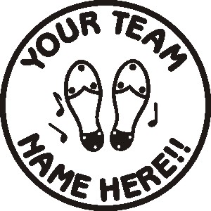 BT-32 \"Team Name w/Shoes\" Button