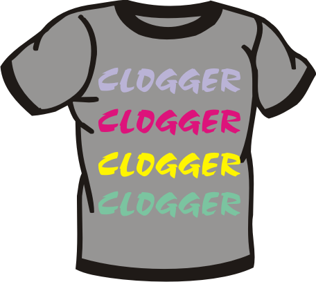 SW-07 "4-COLOR CLOGGER" LOGO